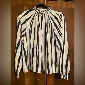 Marie Oliver 100% silk blouse size S